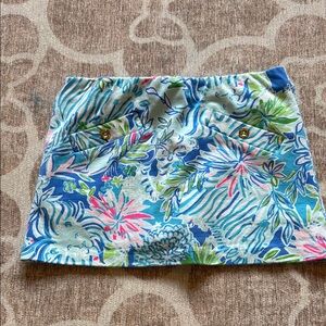 Lilly Pulitzer girls mini Madison skort size medium 6-7 euc